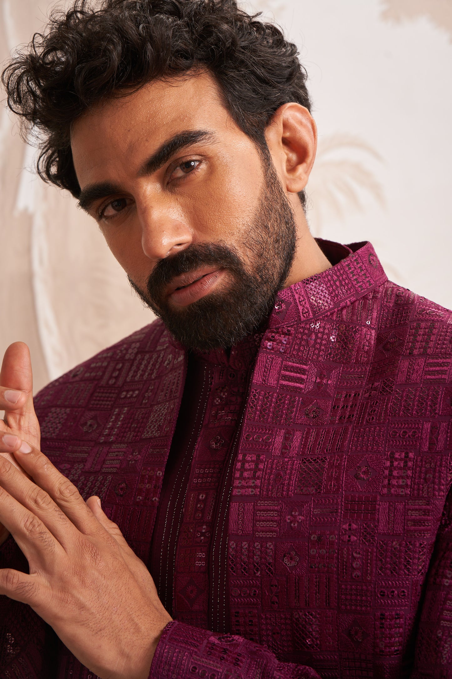 Indo Western Front Open - Maroon