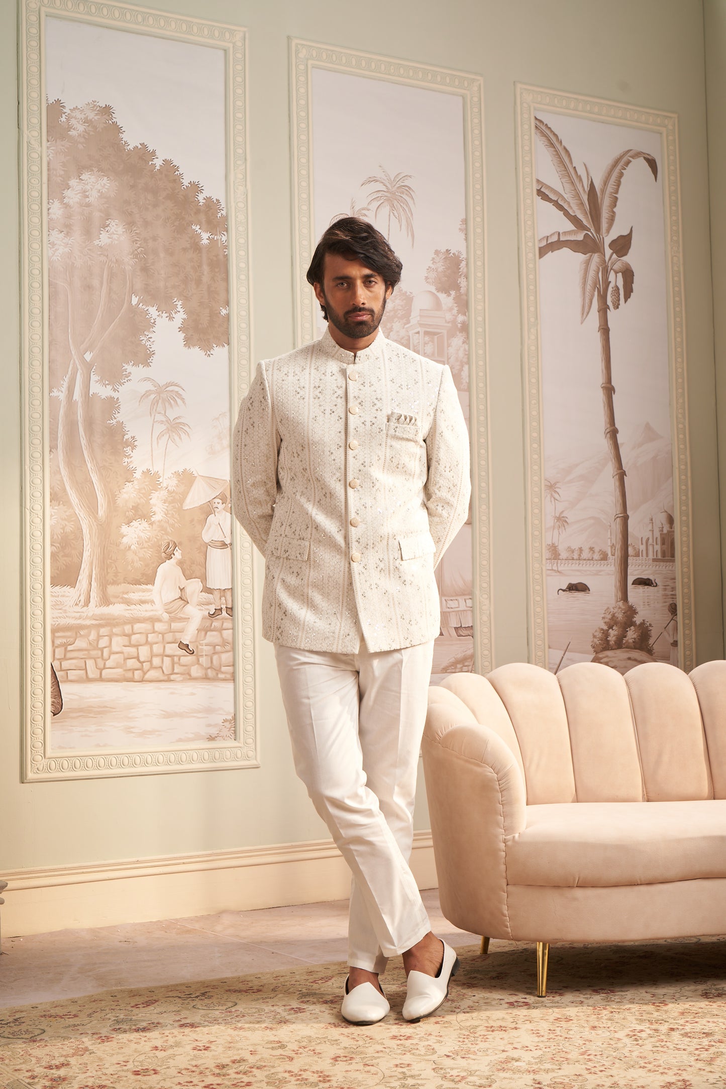 Jodhpuri - Off White
