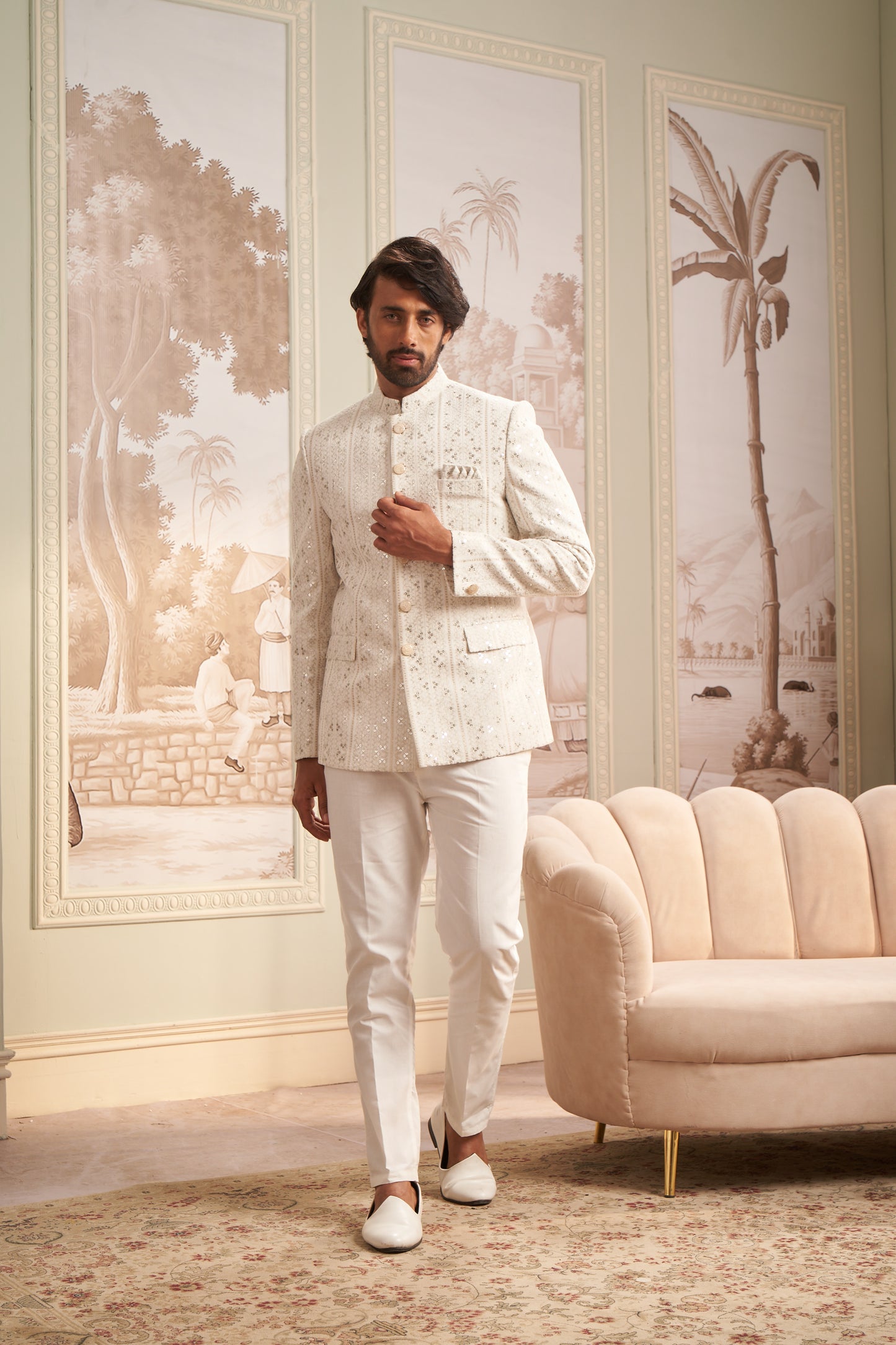 Jodhpuri - Off White