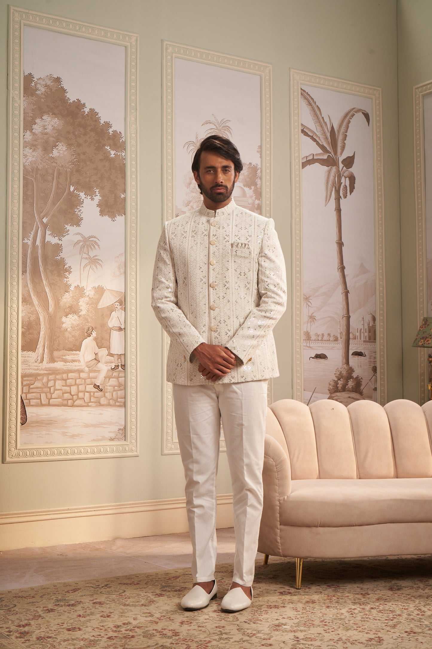 Jodhpuri - Off White