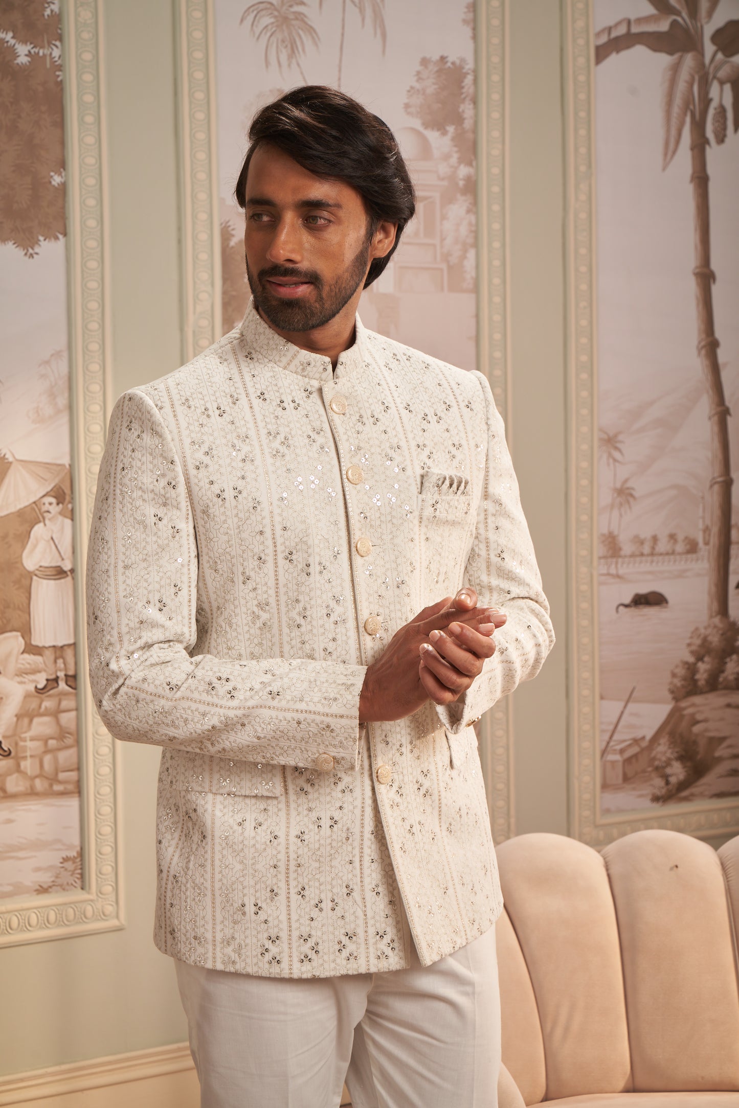 Jodhpuri - Off White