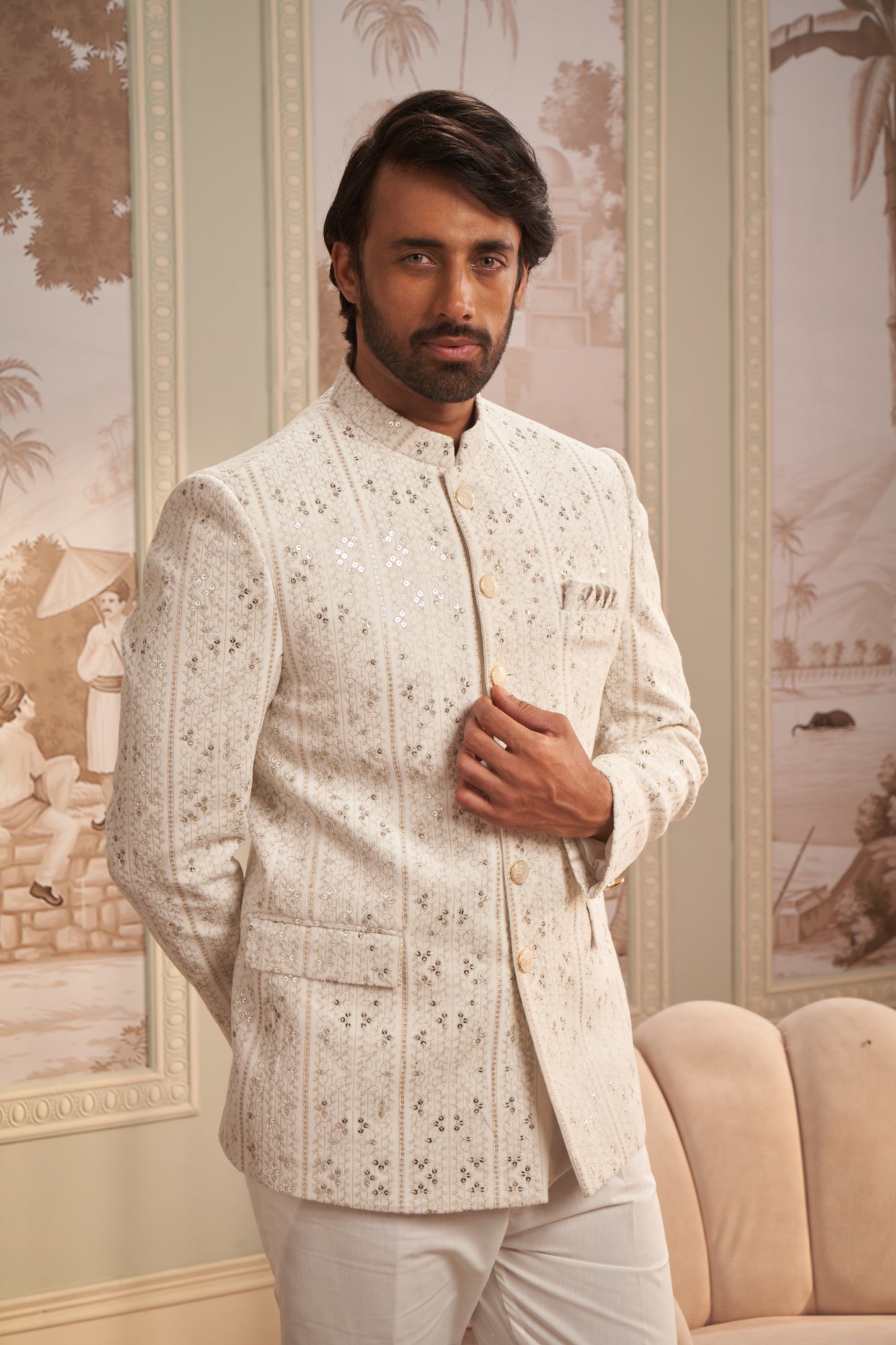 Jodhpuri - Off White