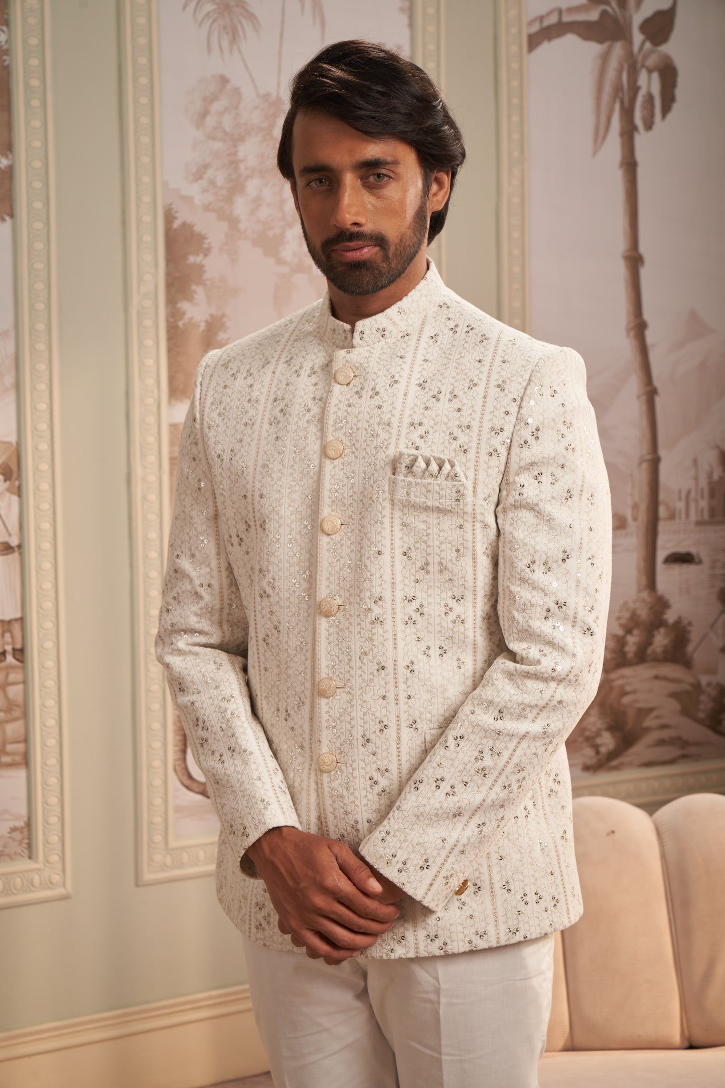 Jodhpuri - Off White