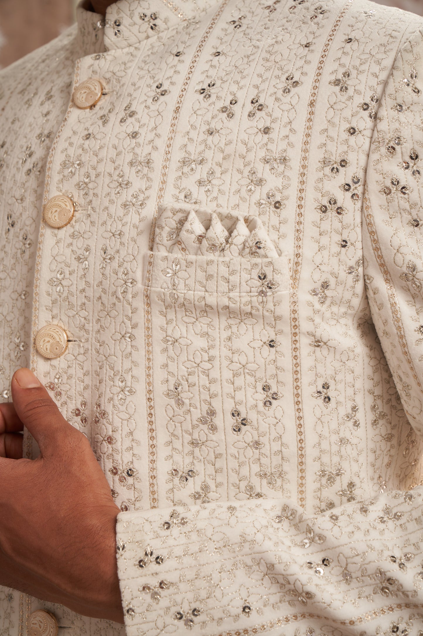 Jodhpuri - Off White