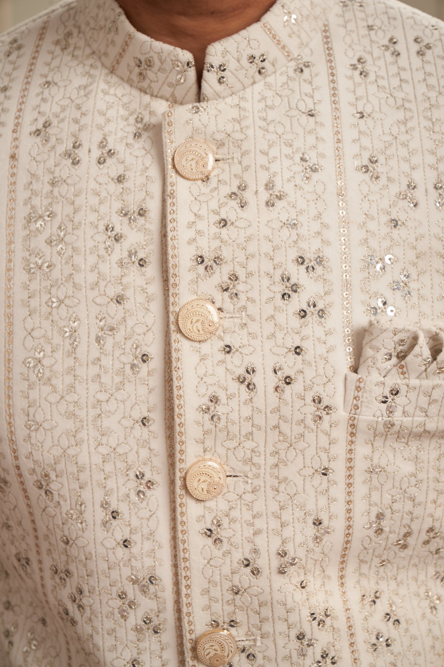 Jodhpuri - Off White