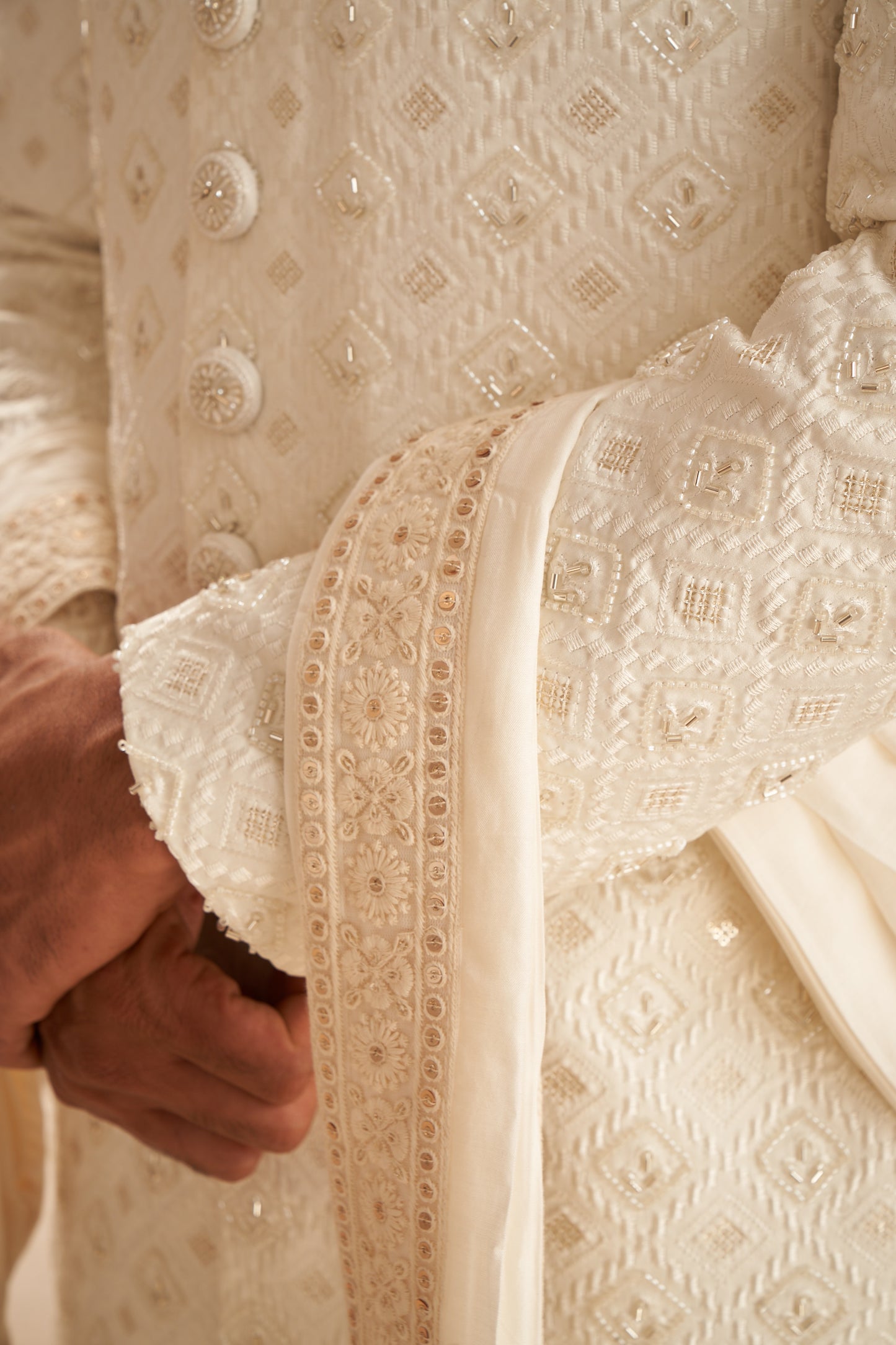 Sherwani - White