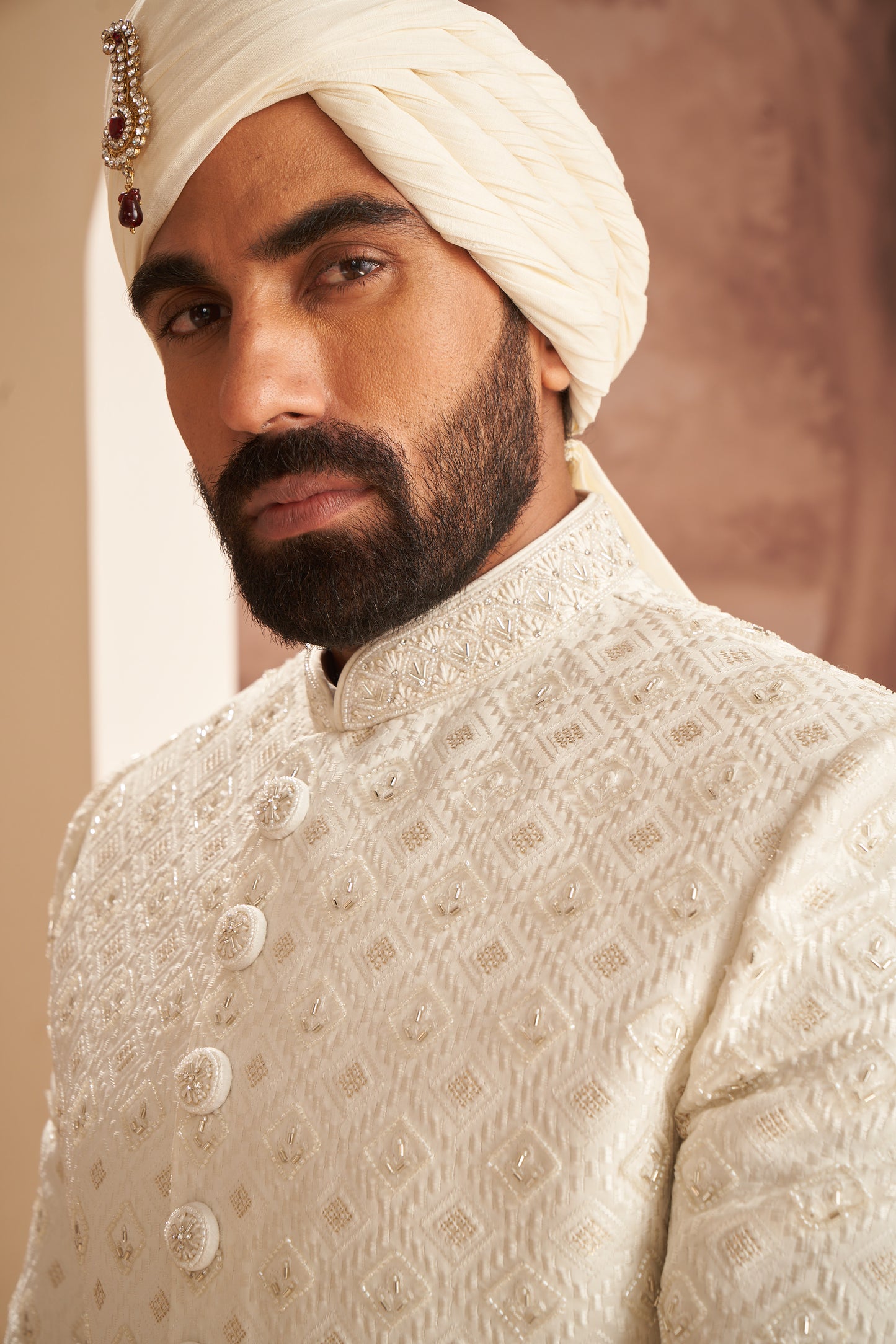 Sherwani - White