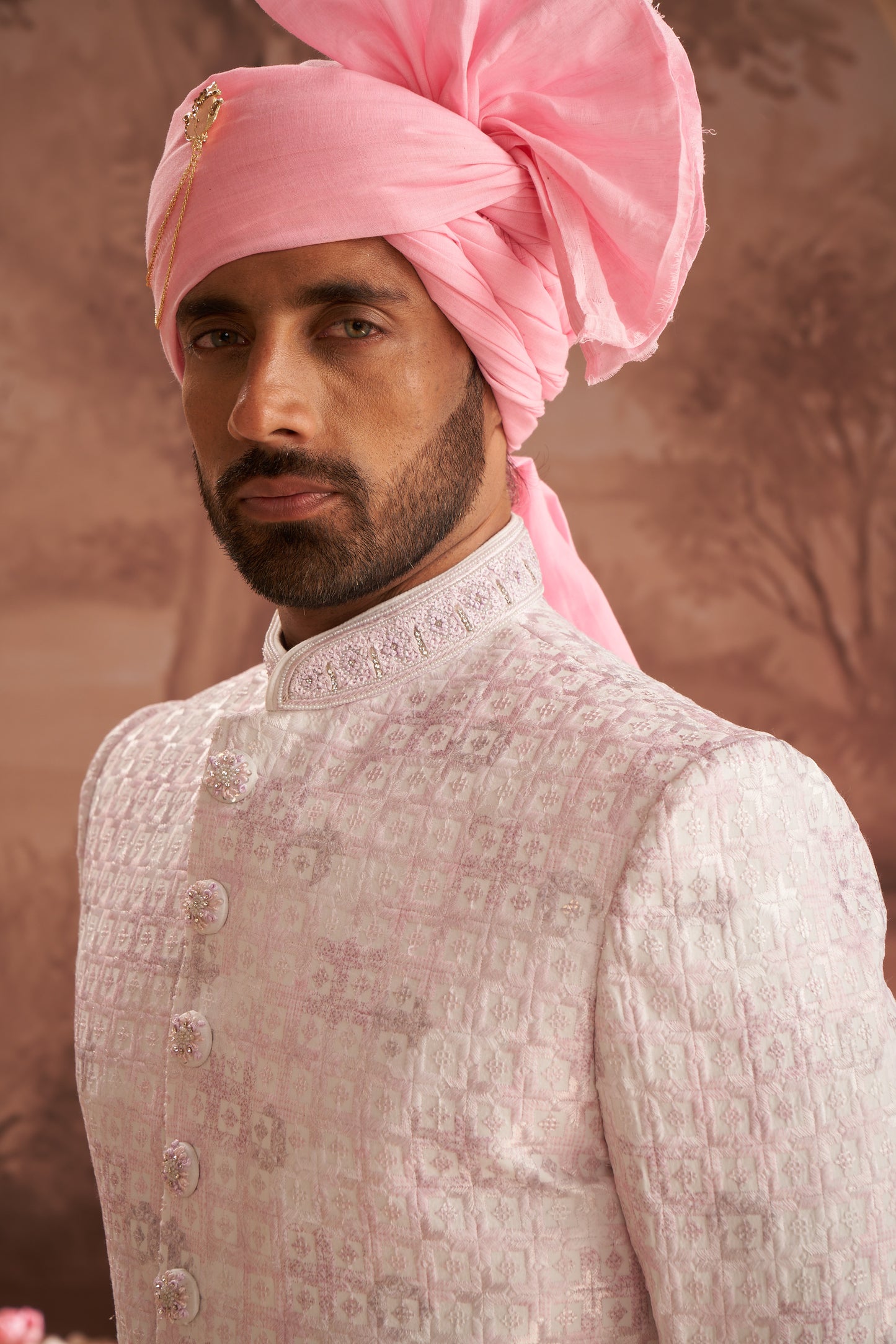 Sherwani - Pink