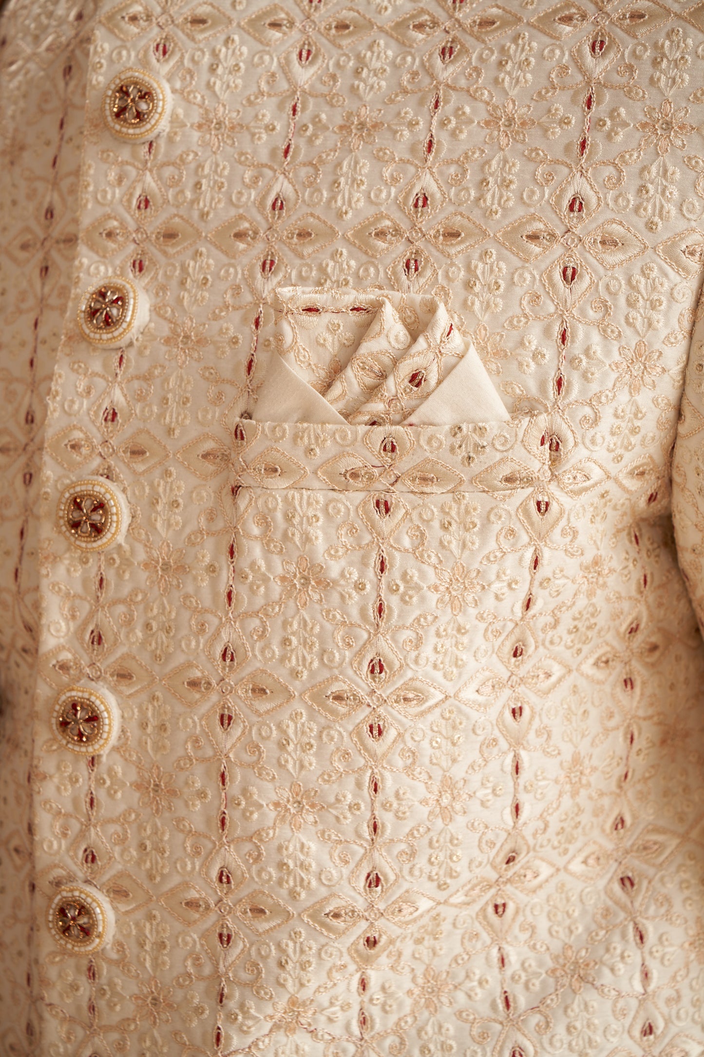Sherwani - Cream