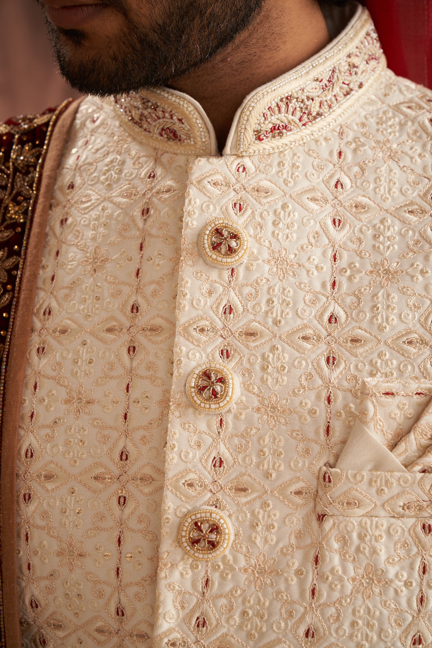 Sherwani - Cream