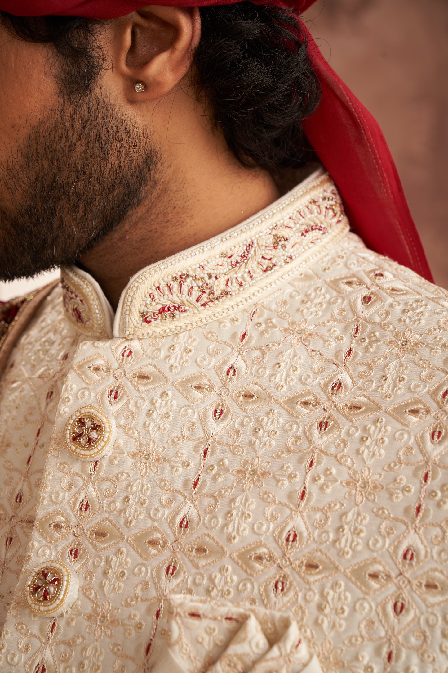 Sherwani - Cream