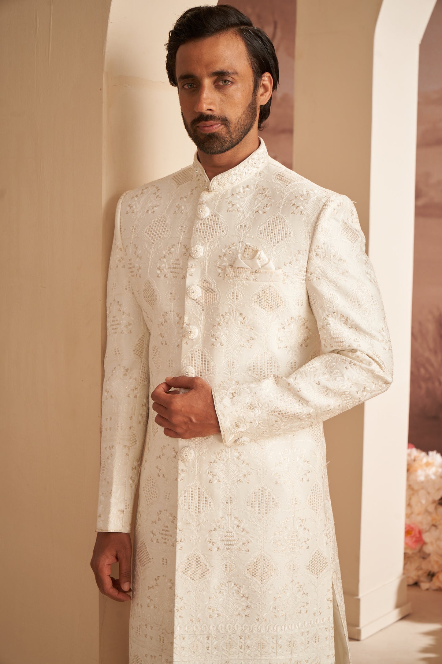Sherwani - White