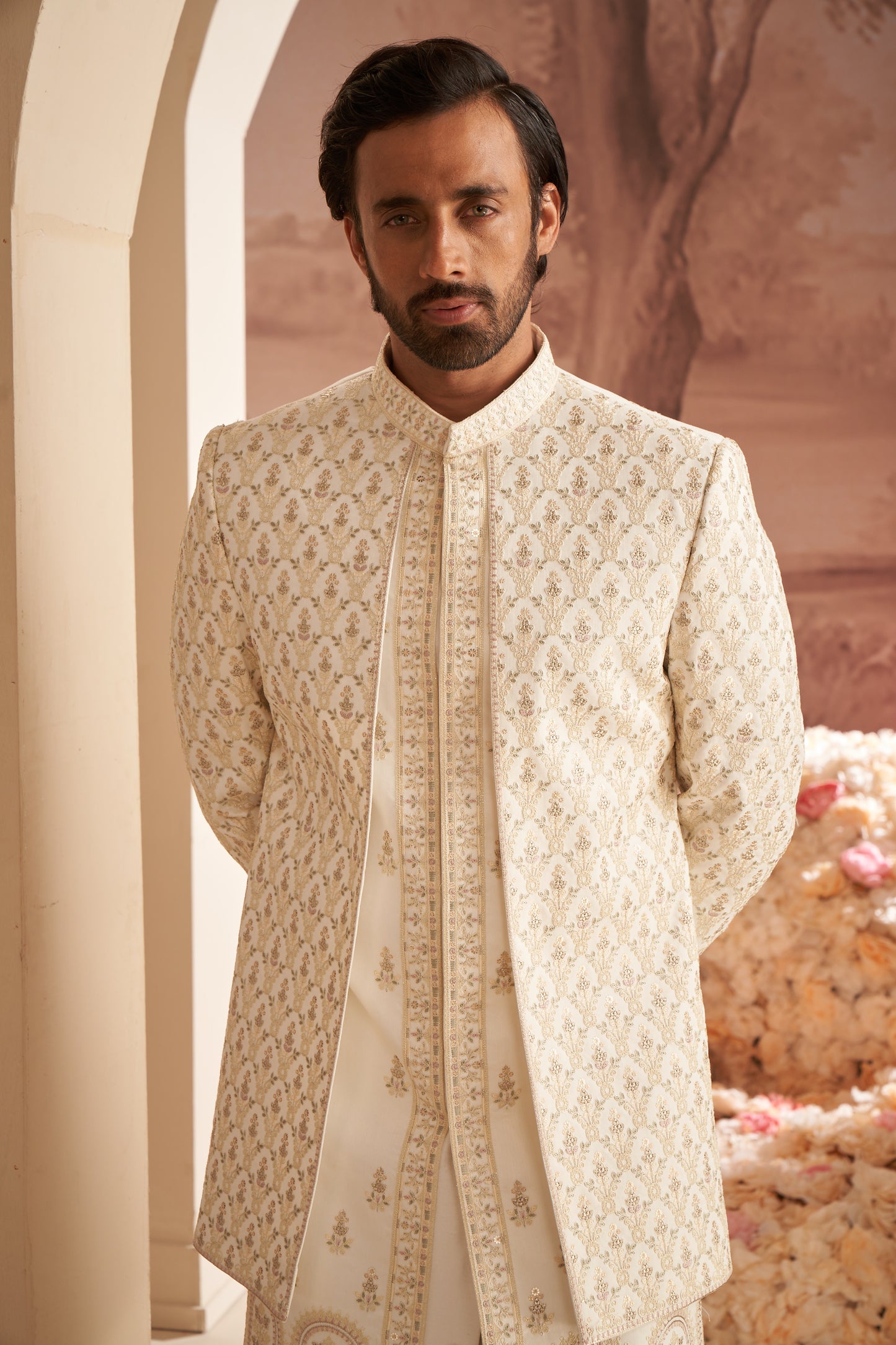Sherwani - Gold