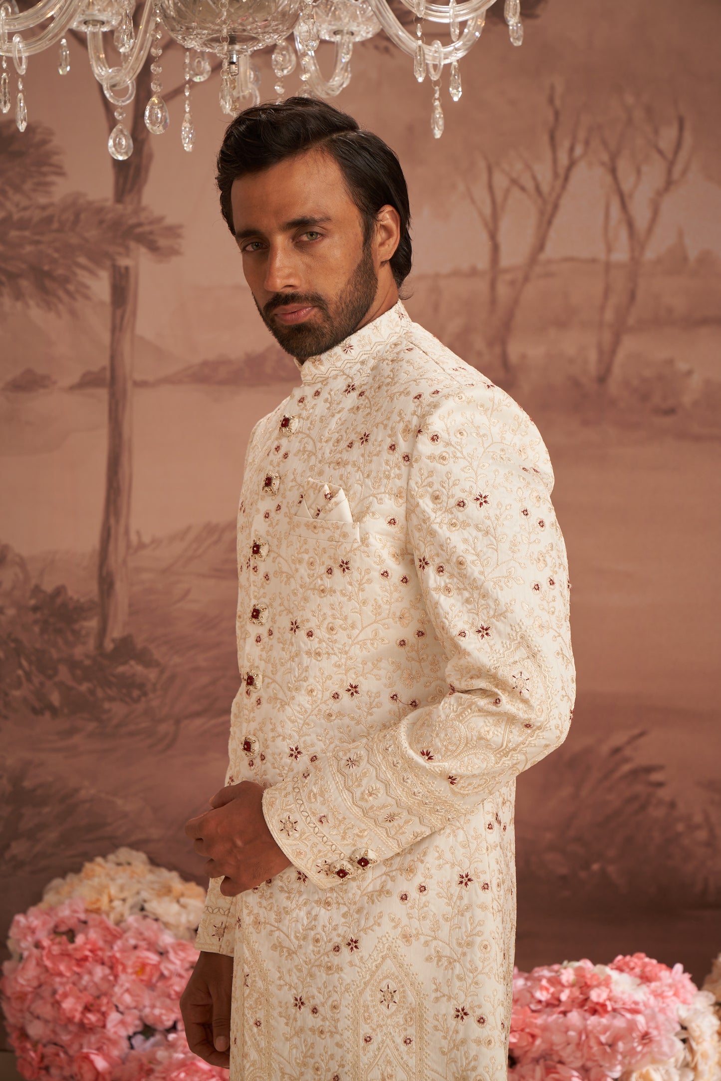 Sherwani - Cream
