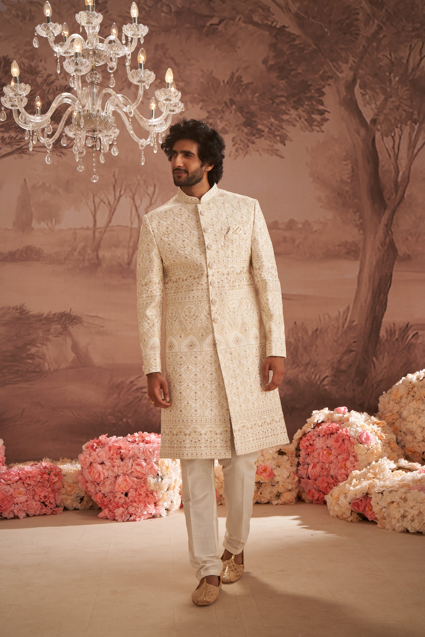 Sherwani - Cream