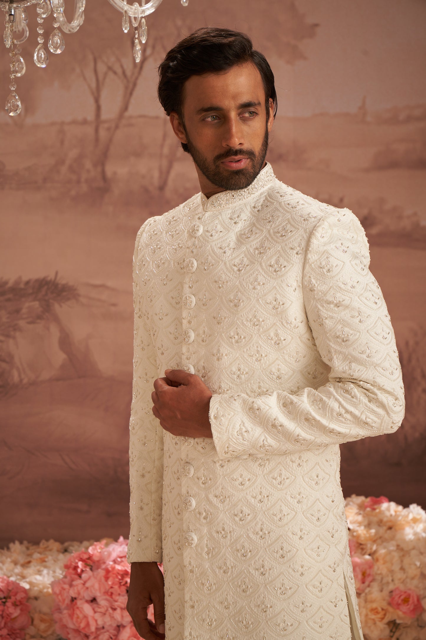 Sherwani - White