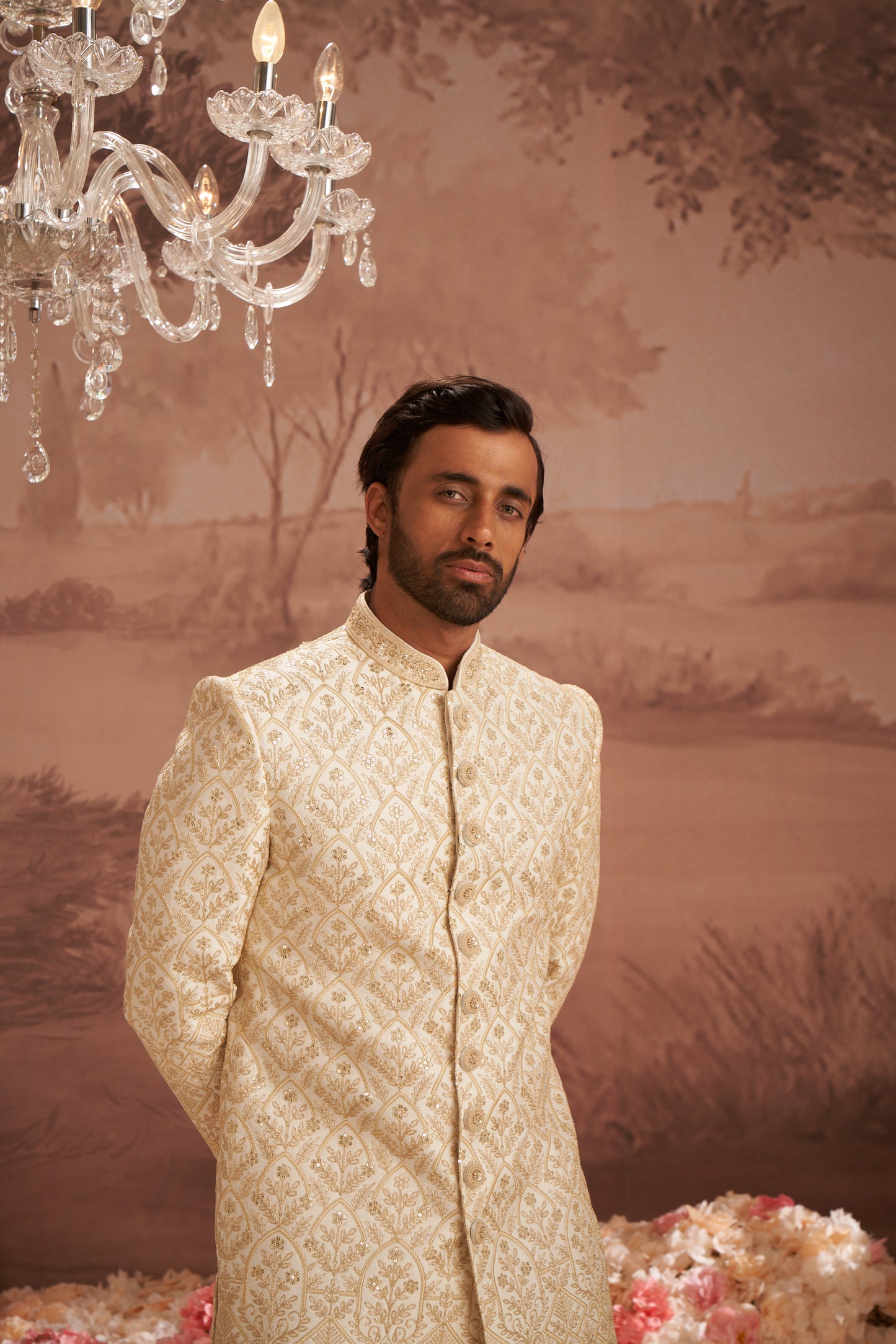 Sherwani - Gold