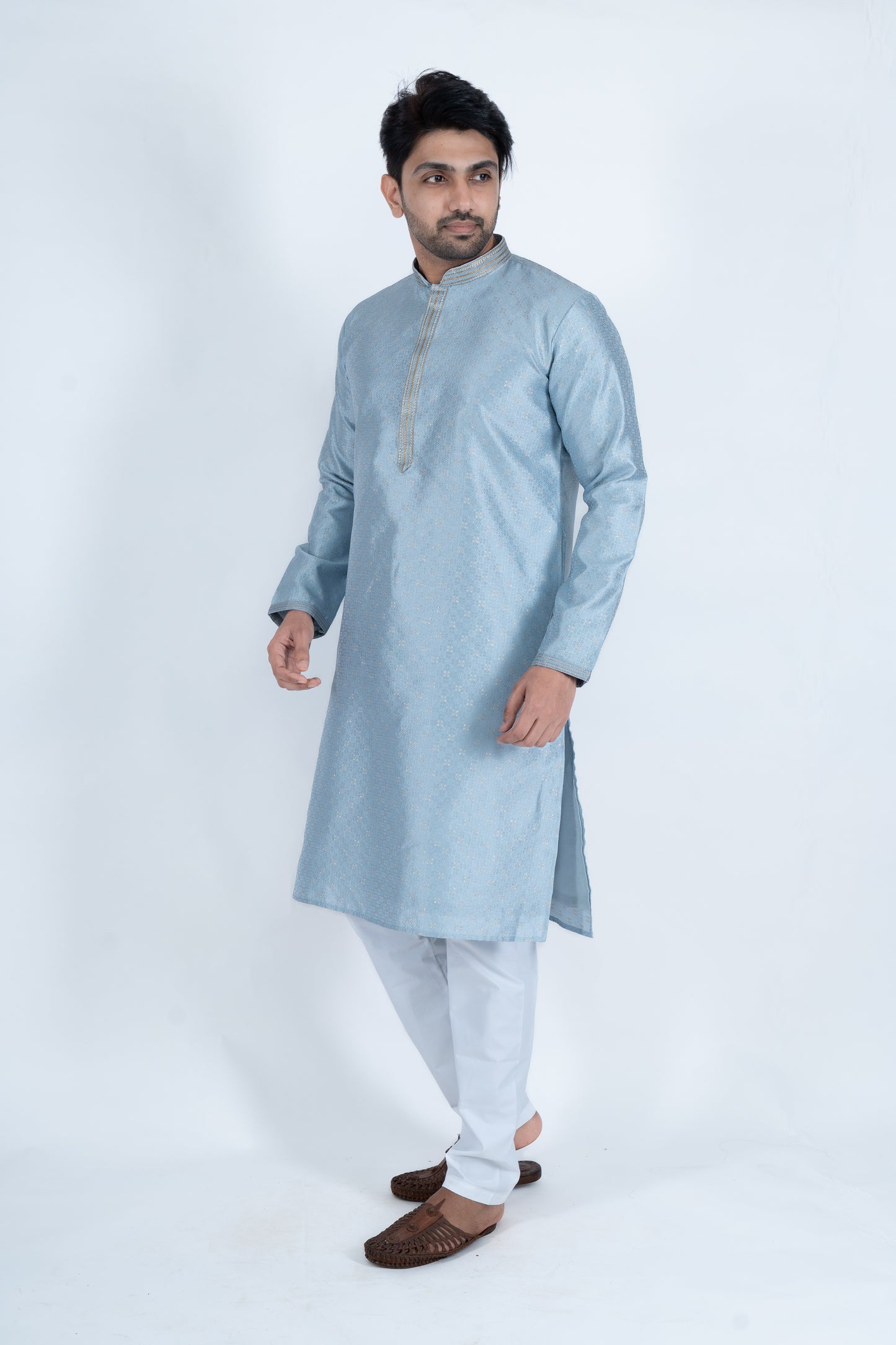 Fancy Kurta - Light Blue