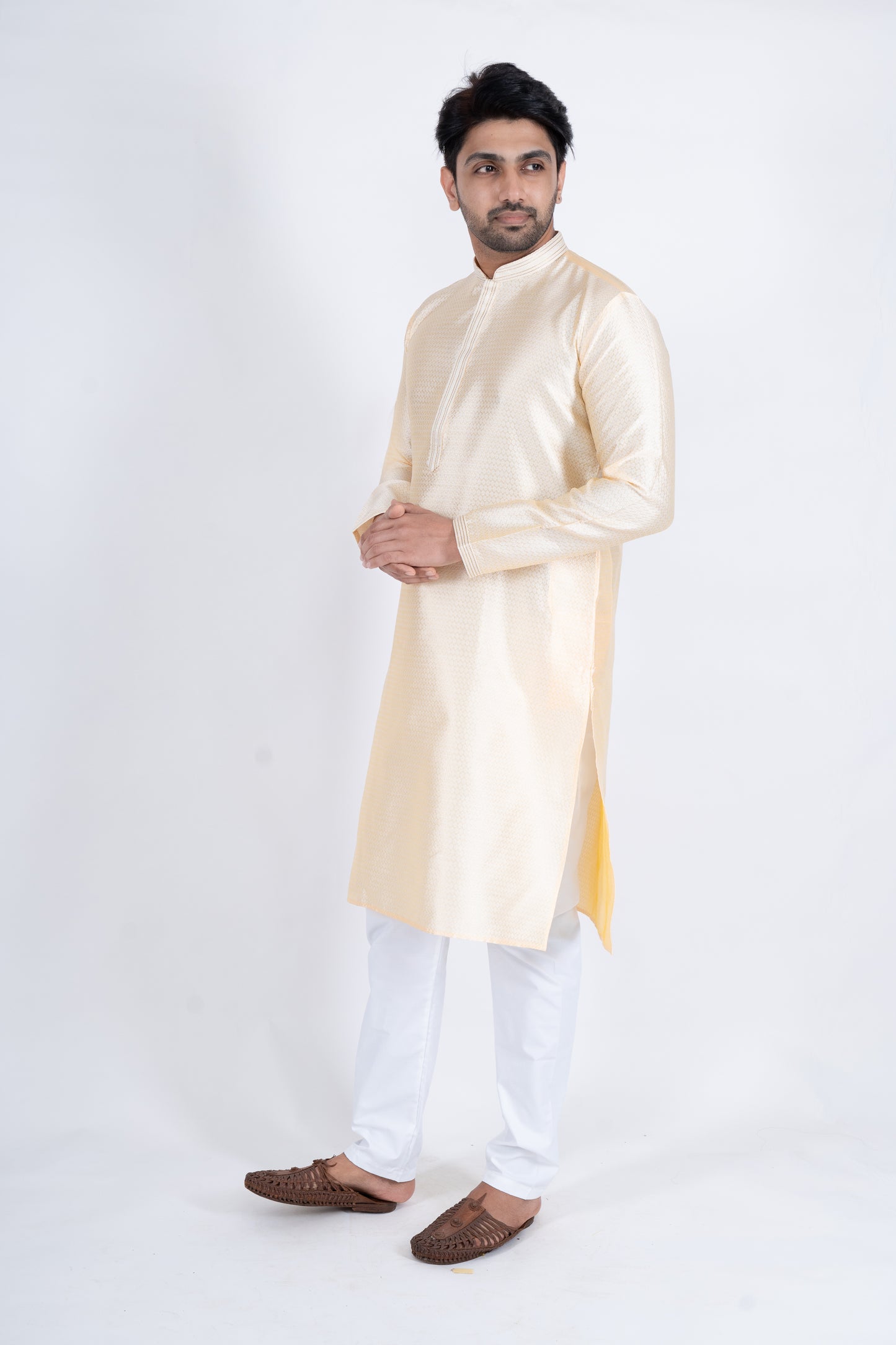 Fancy Kurta - White