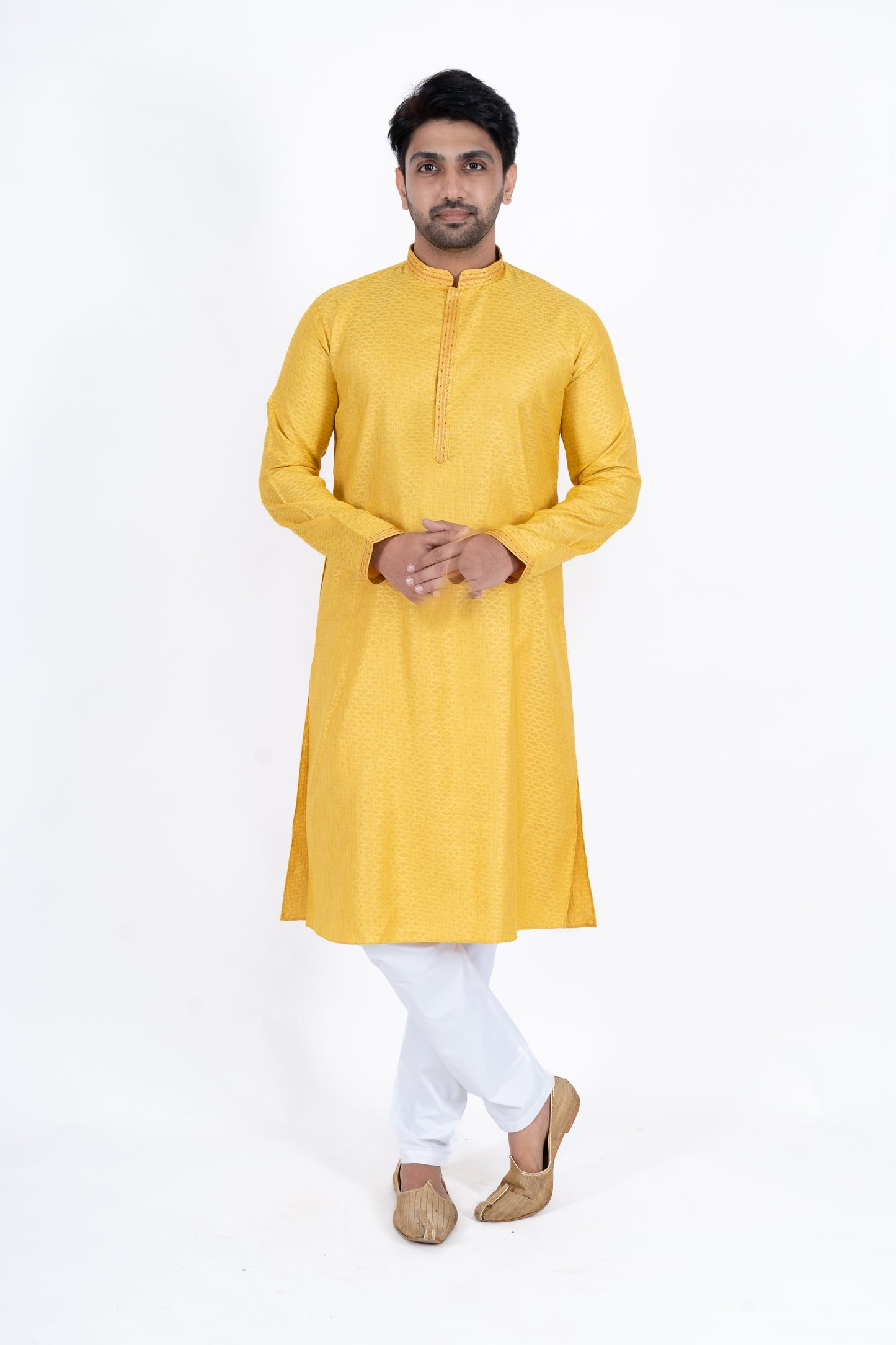Fancy Kurta - Yellow