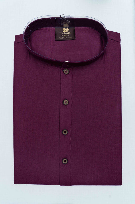 Cotton Kurta - Magenta