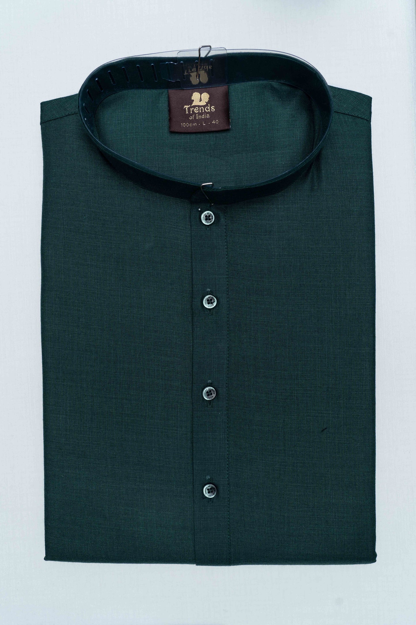 Cotton Kurta - Dark Green