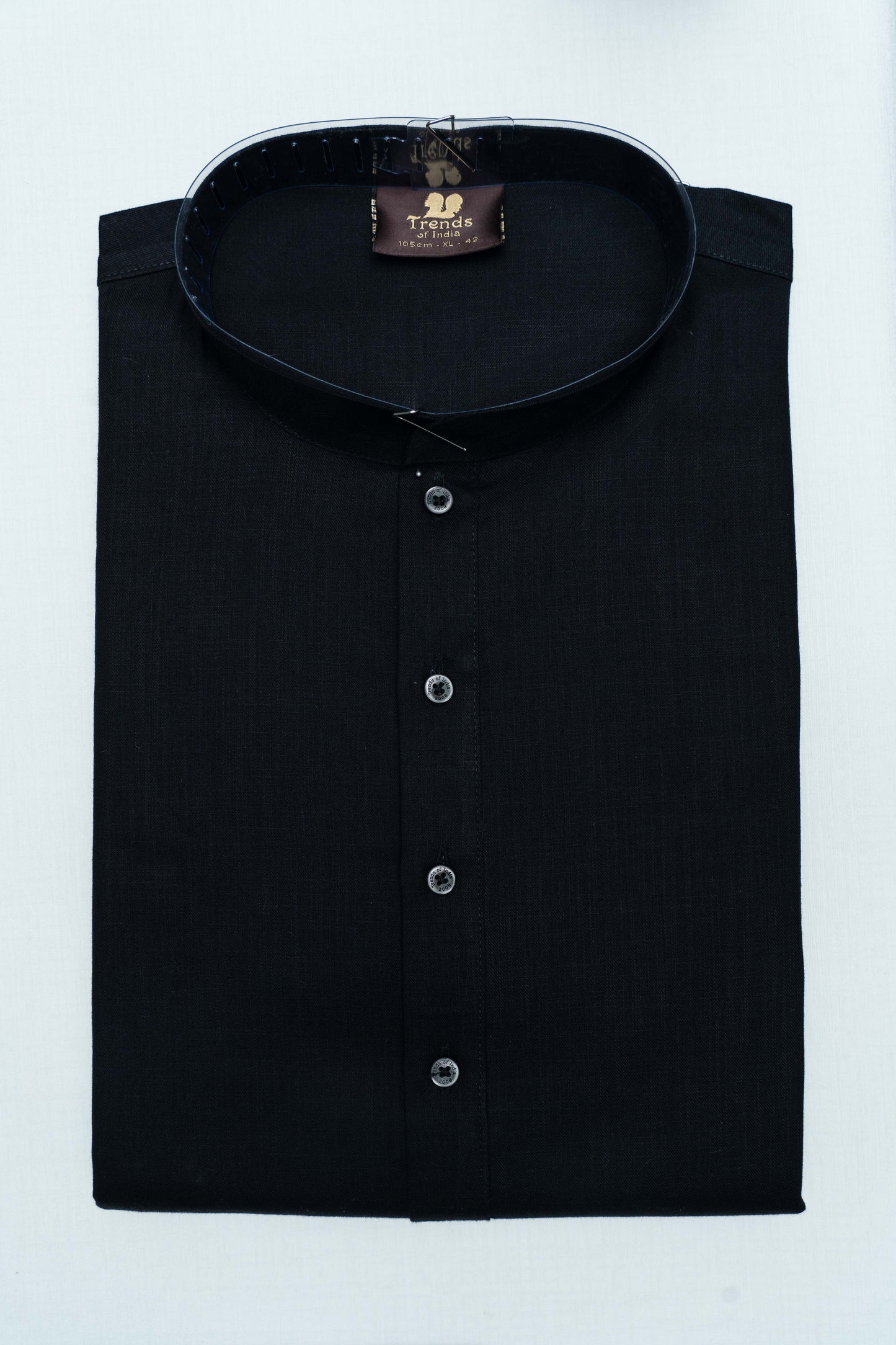 Cotton Kurta - Black