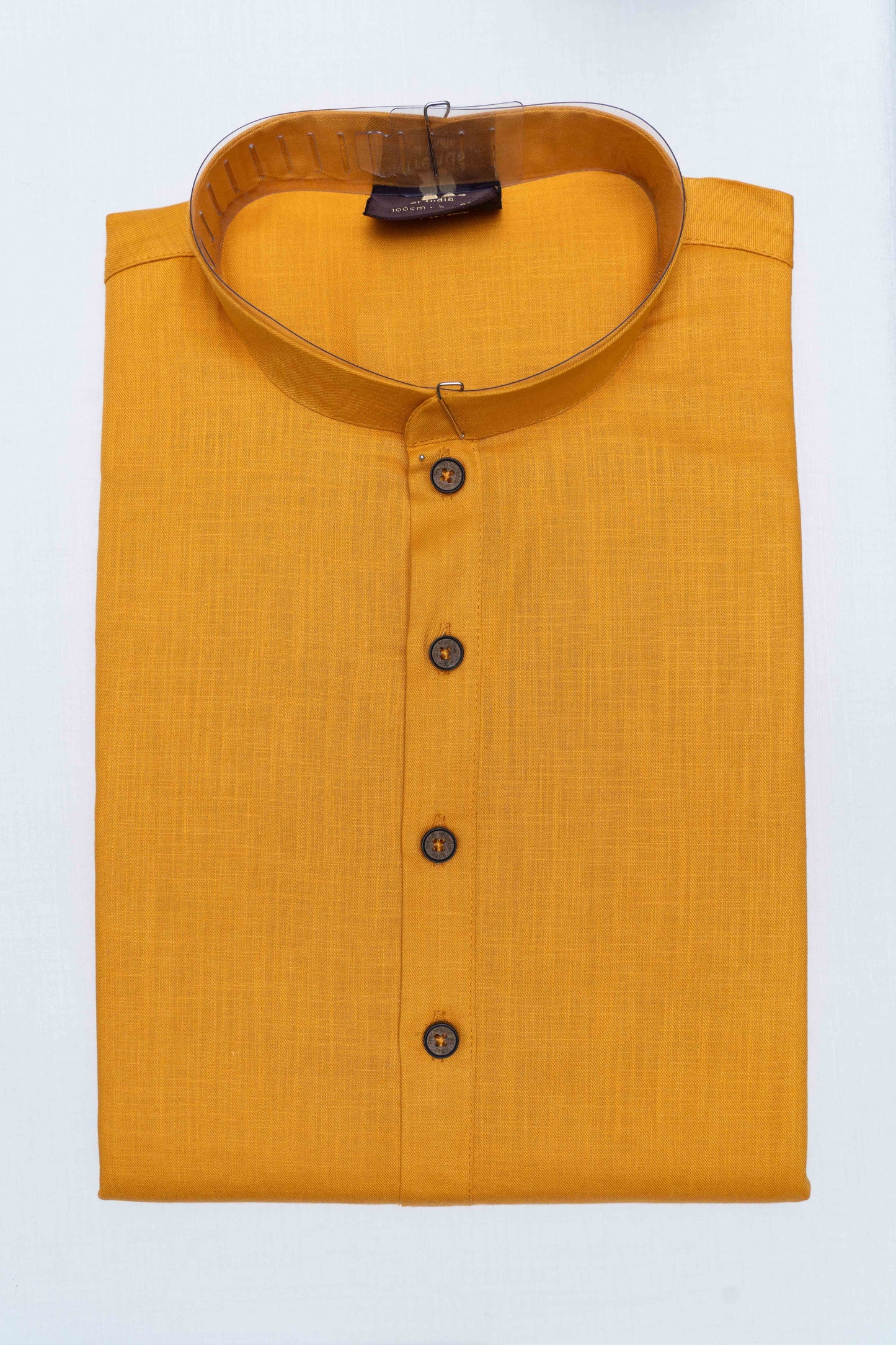 Cotton Kurta - Deep Yellow