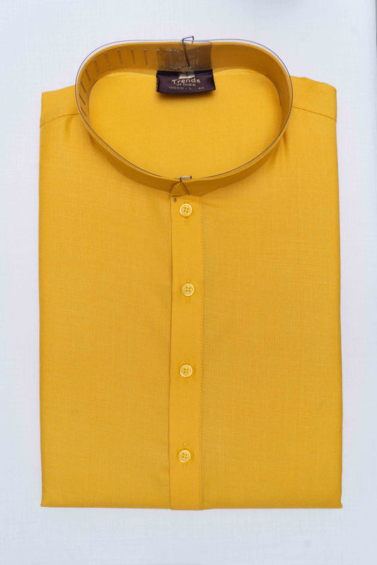 Cotton Kurta - Yellow