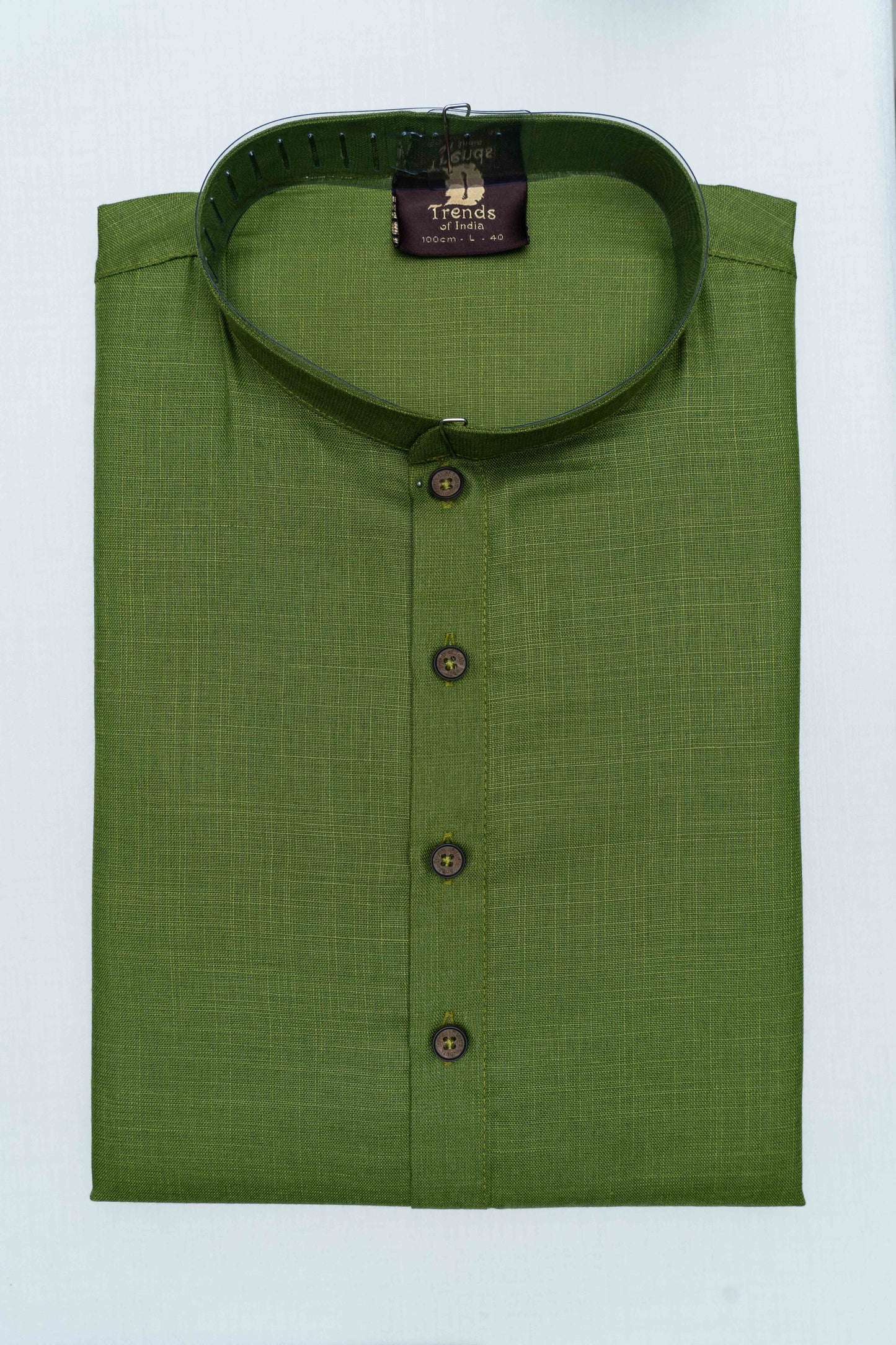 Cotton Kurta - Olive