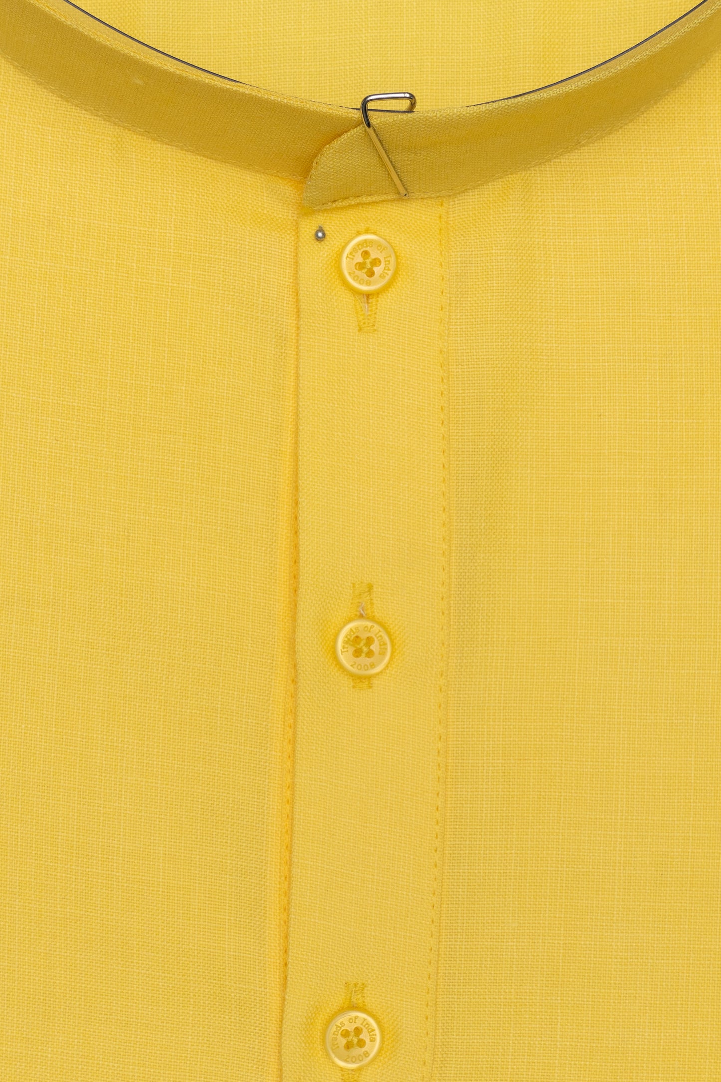 Cotton Kurta - Light Yellow