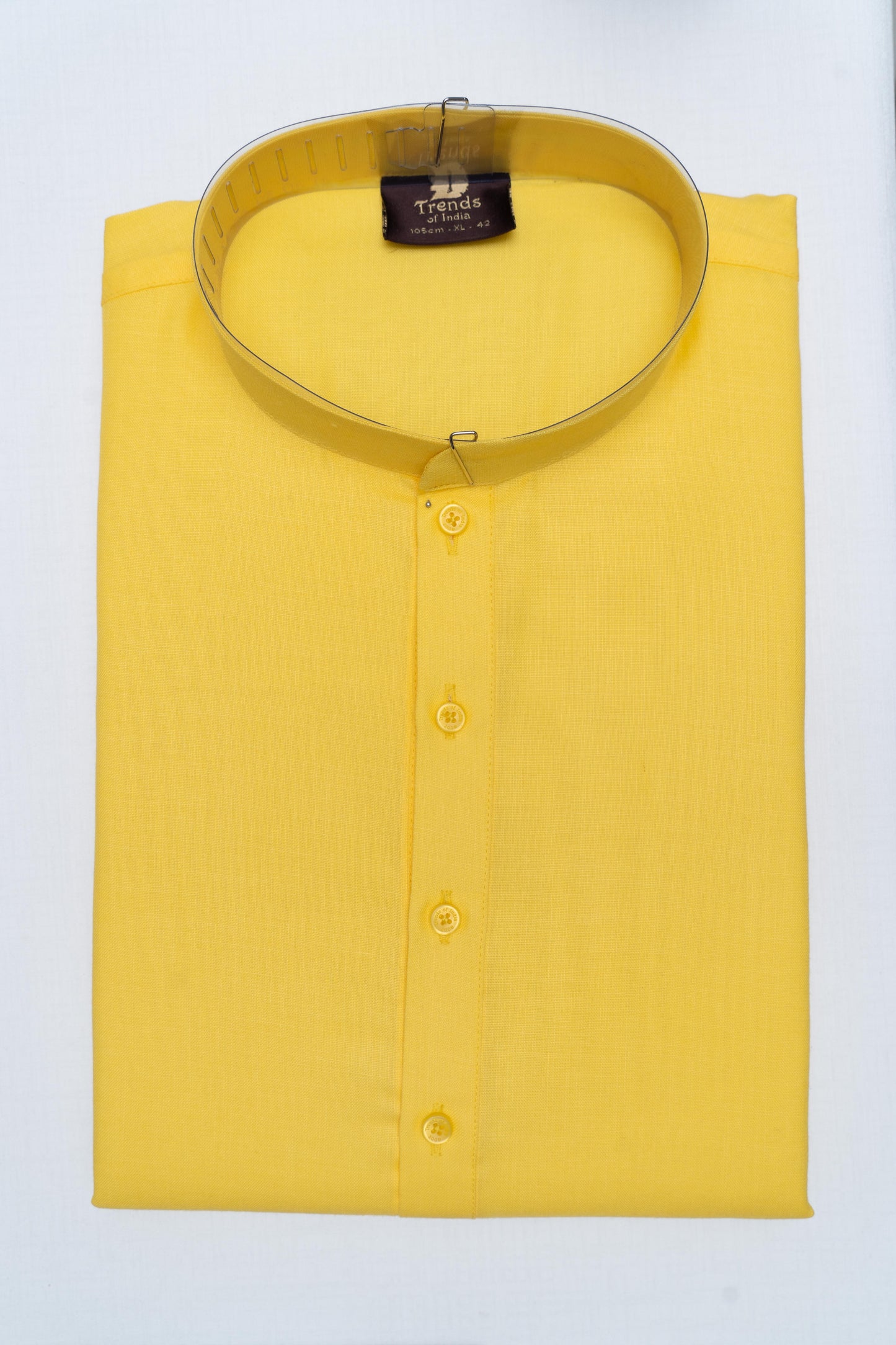 Cotton Kurta - Light Yellow