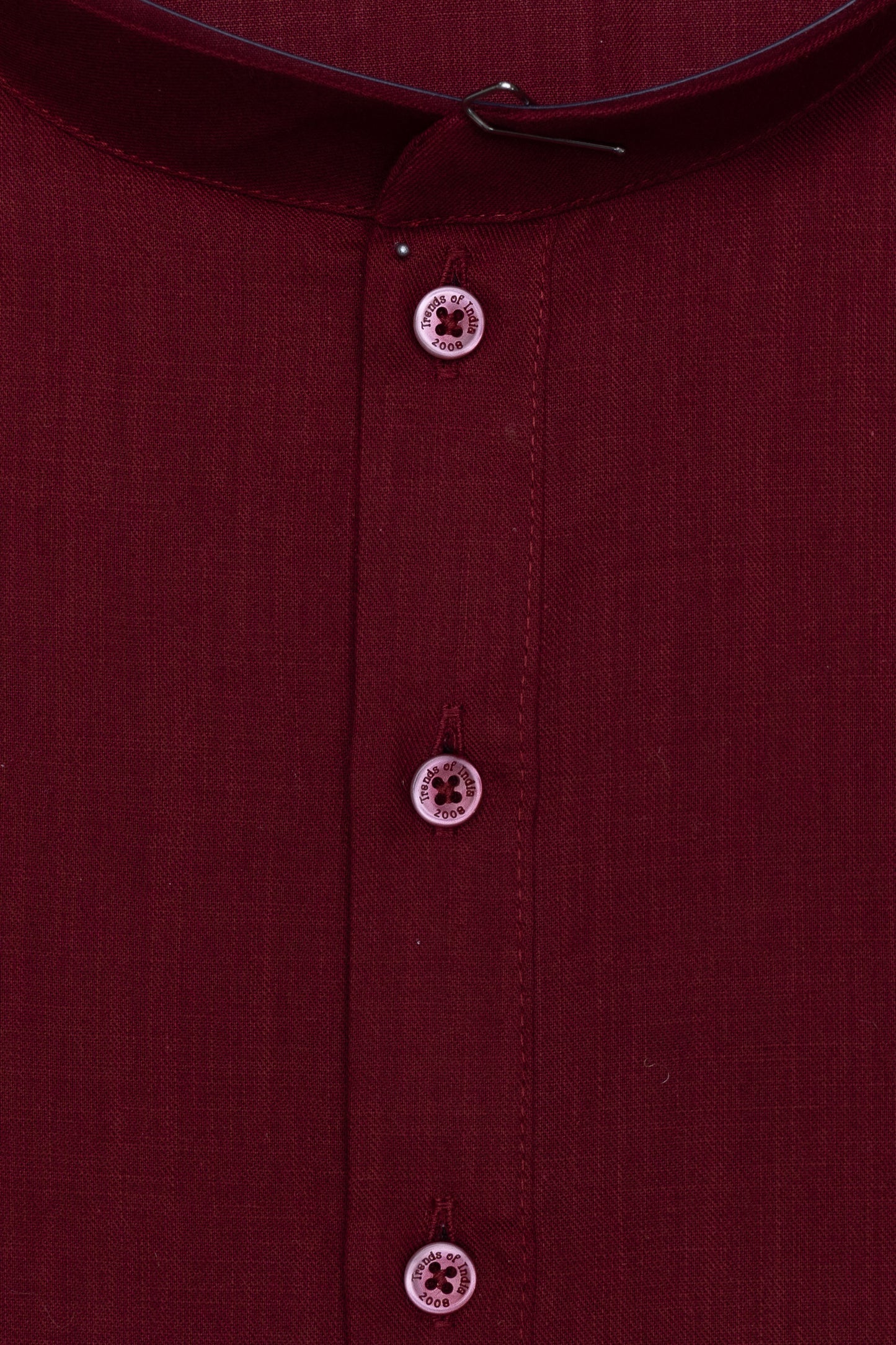 Cotton Kurta - Maroon