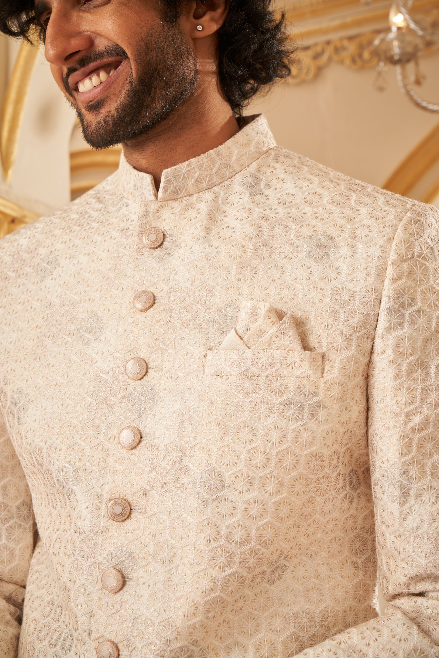 Indo Western - Cream