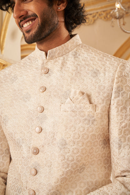 Indo Western - Cream