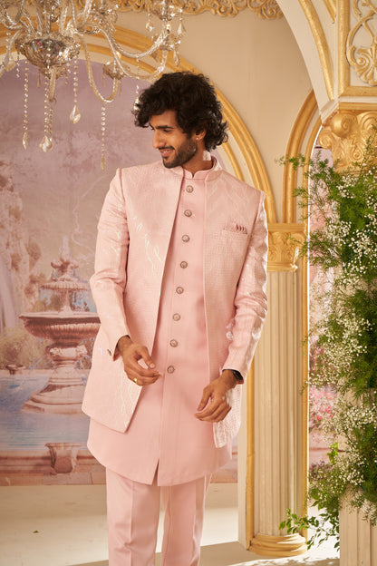 Indo Western Front Open - Peach