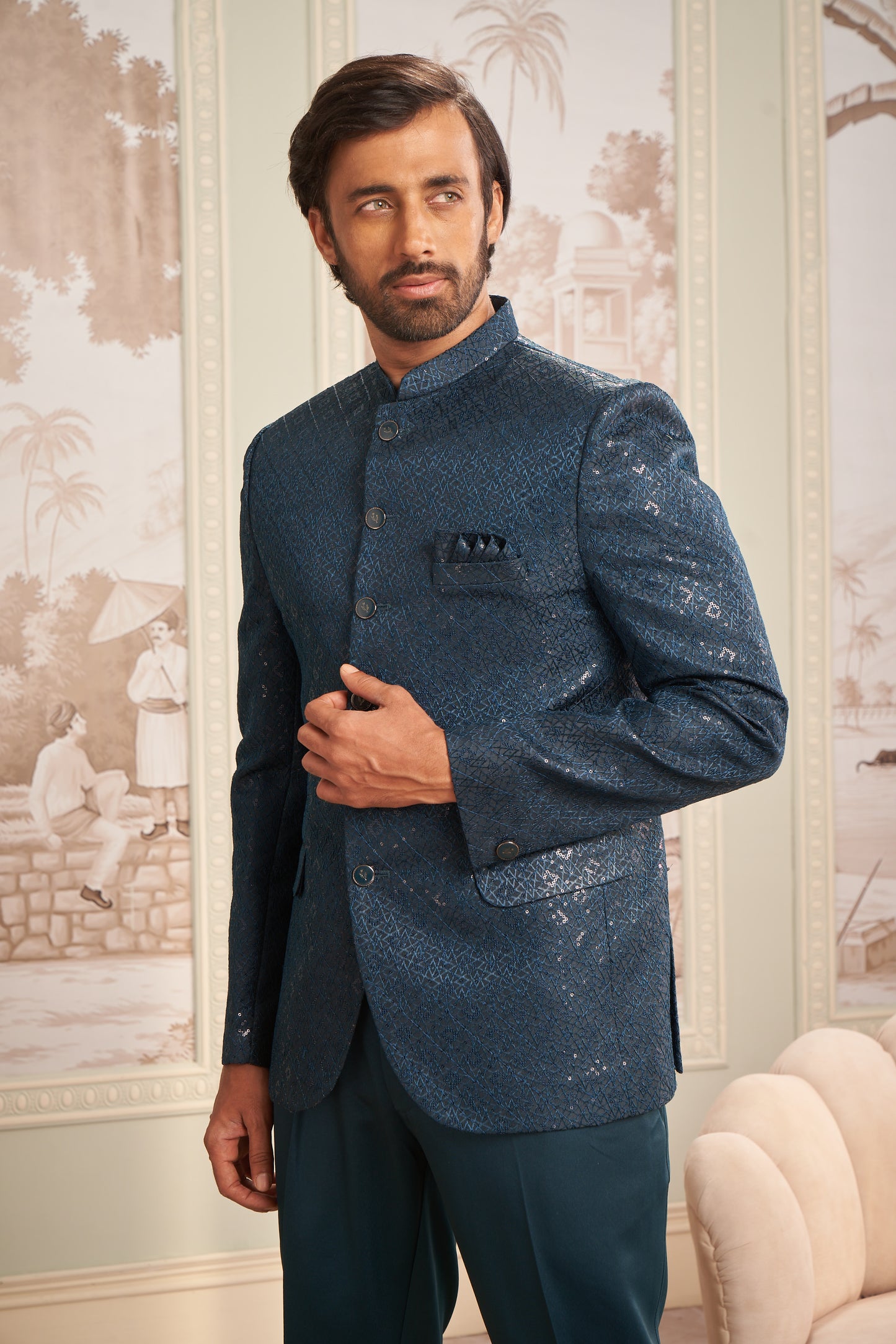 Jodhpuri - Navy