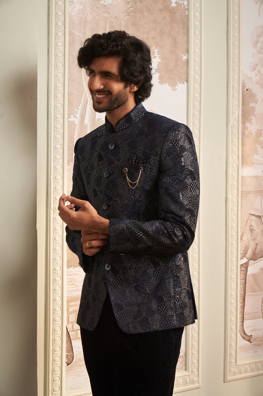 Jodhpuri - Dark Blue