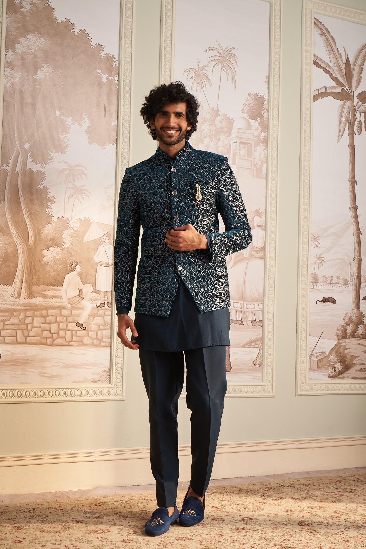 Jodhpuri - Bottle Green