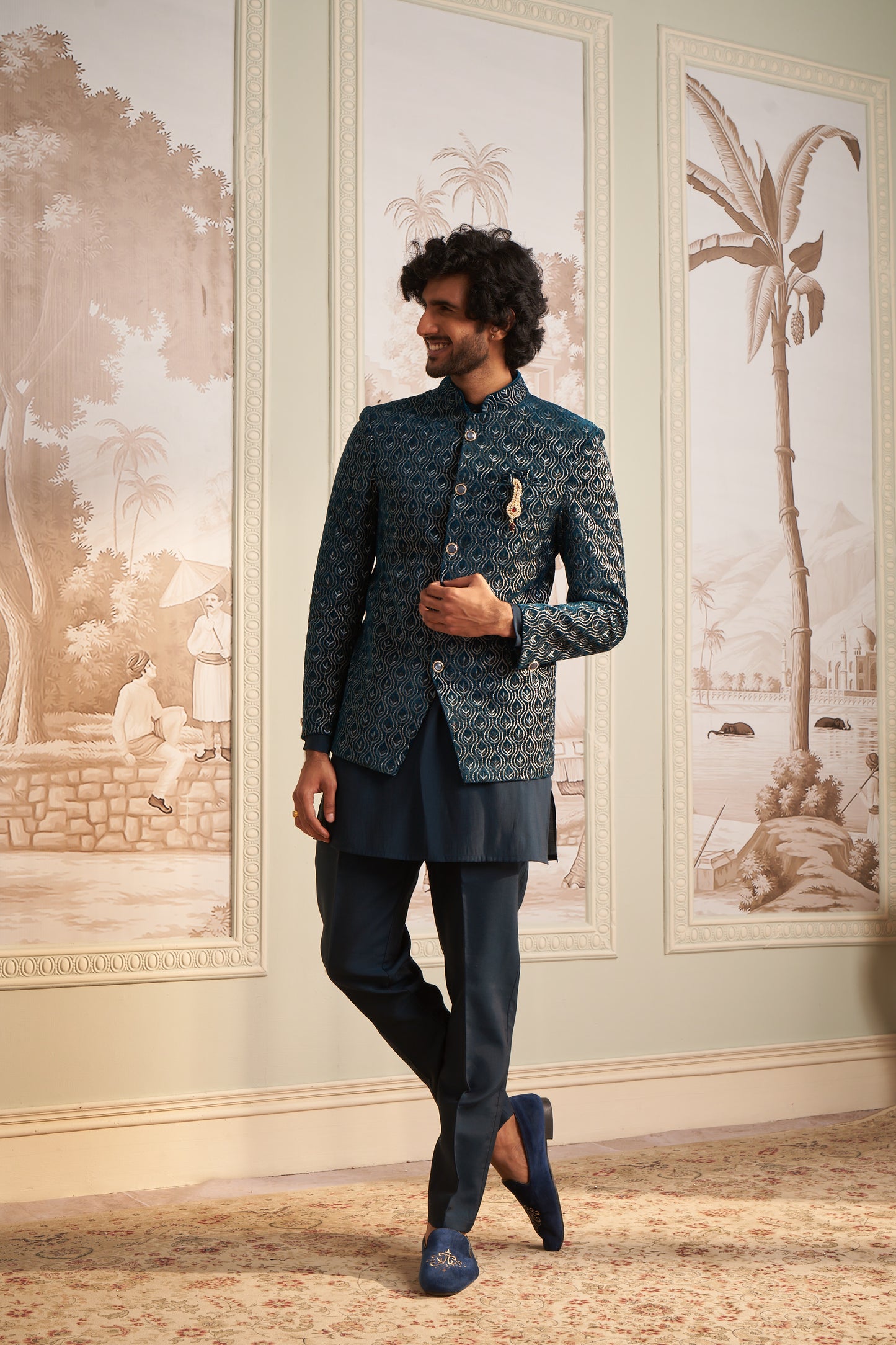 Jodhpuri - Bottle Green