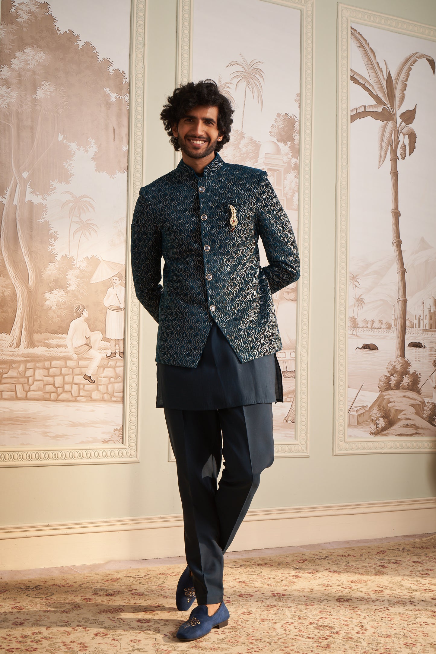Jodhpuri - Bottle Green