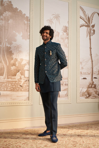 Jodhpuri - Bottle Green