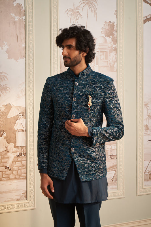 Jodhpuri - Bottle Green