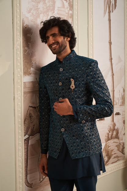 Jodhpuri - Bottle Green