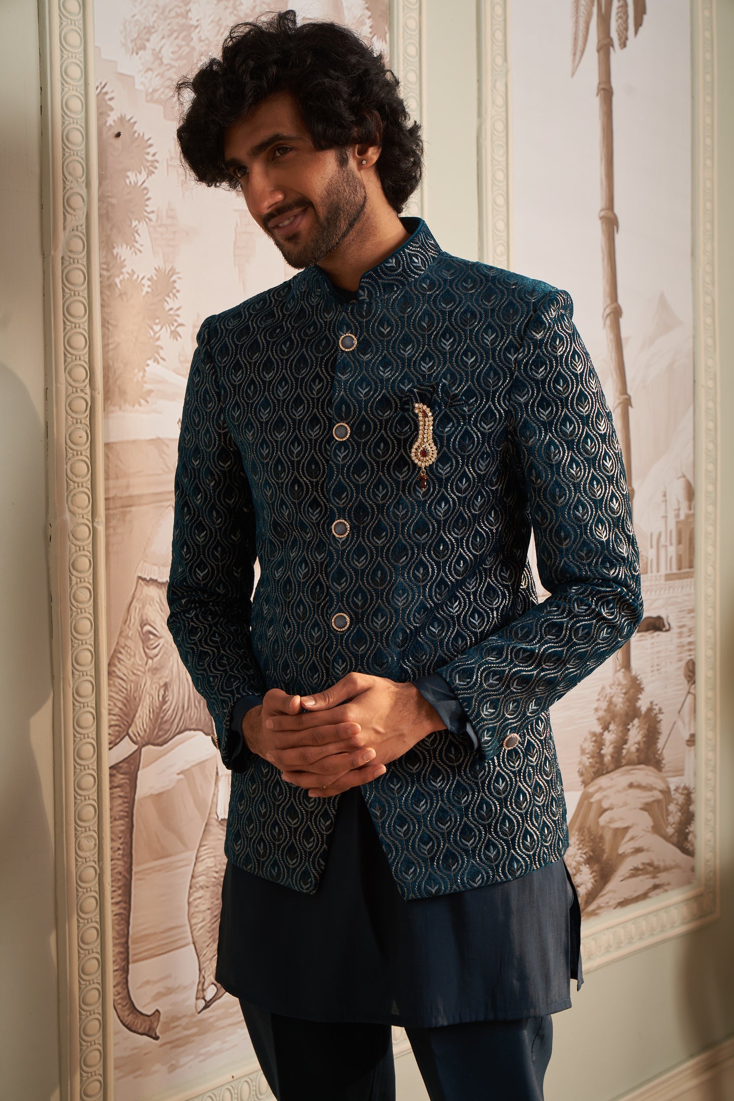 Jodhpuri - Bottle Green
