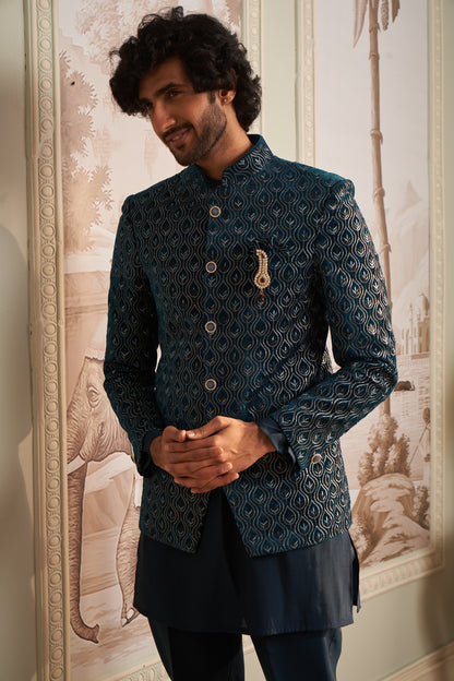 Jodhpuri - Bottle Green
