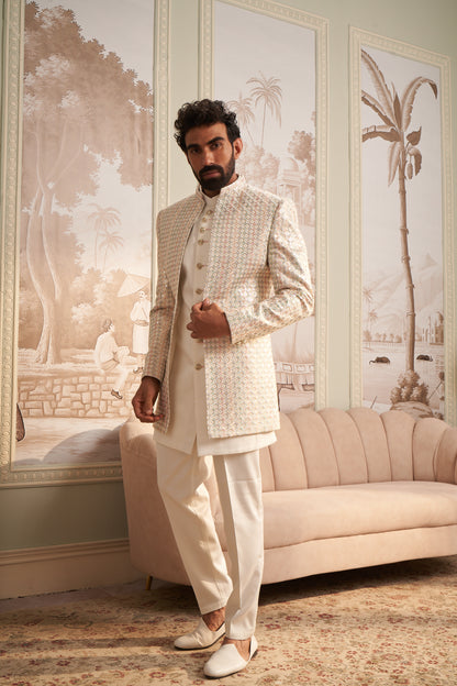 Indo Western Front Open - White