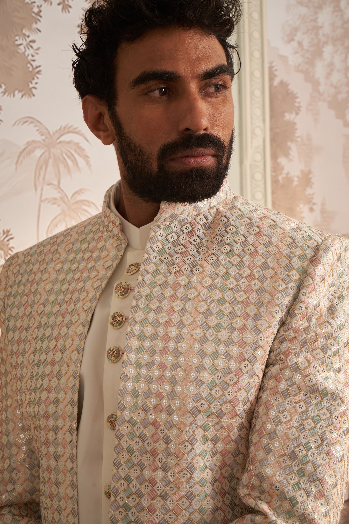 Indo Western Front Open - White