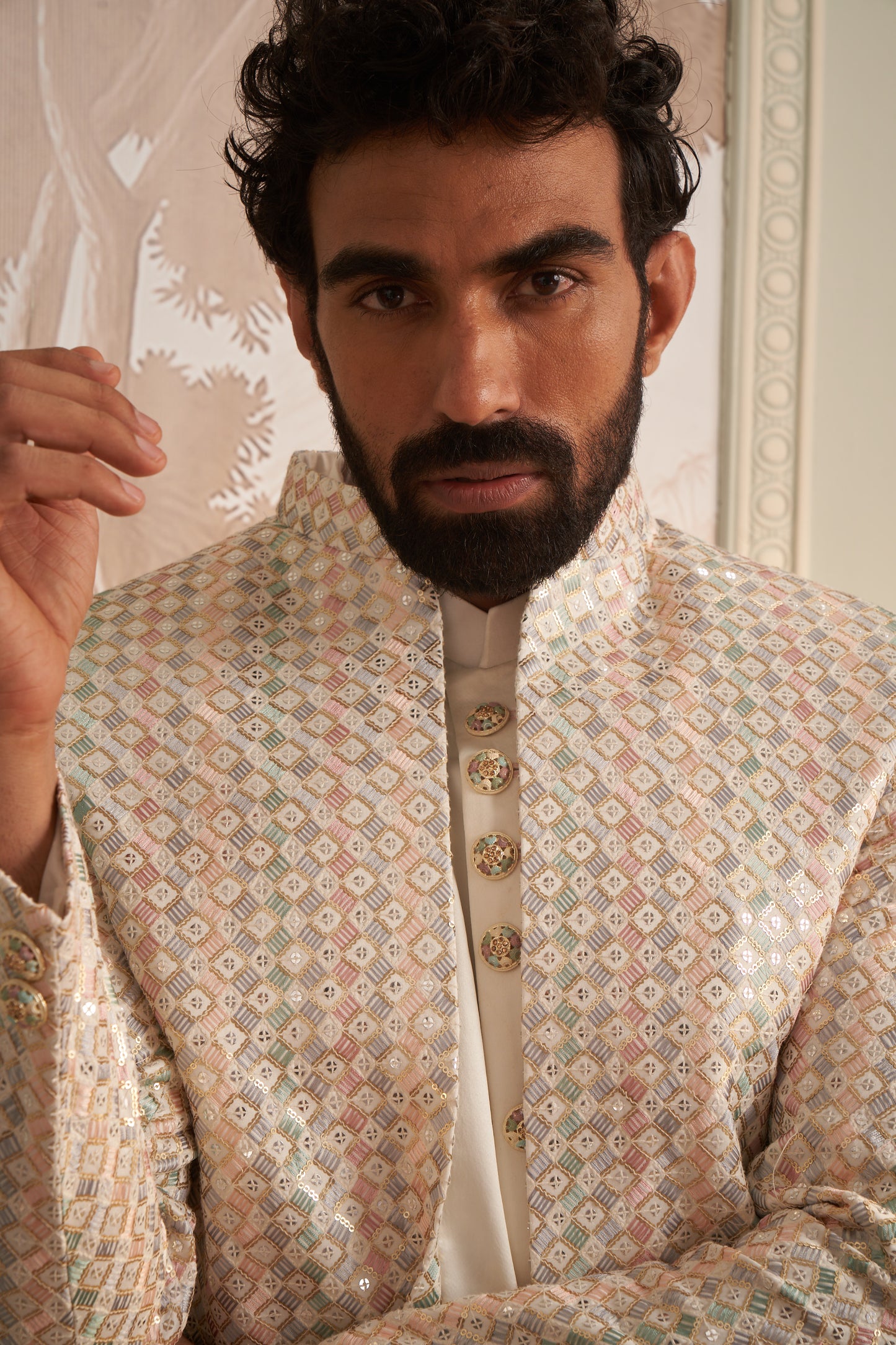Indo Western Front Open - White