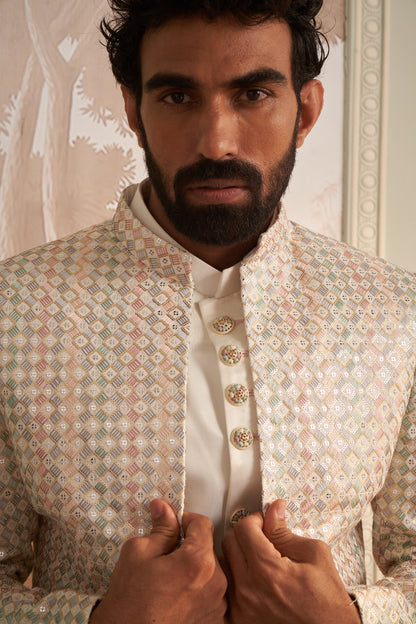 Indo Western Front Open - White